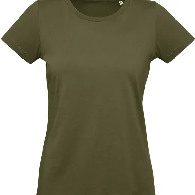T-shirt bio femme Inspire Plus CGTW049 — Urban Khaki