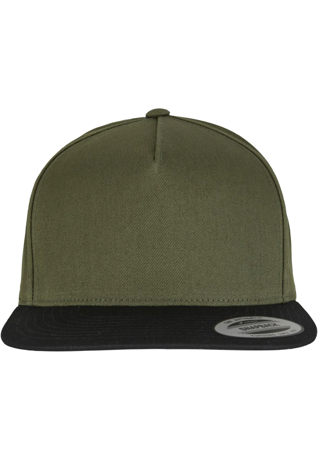 Casquette Classic 5 Panel Snapback FL6007 — OLIVE / BLACK