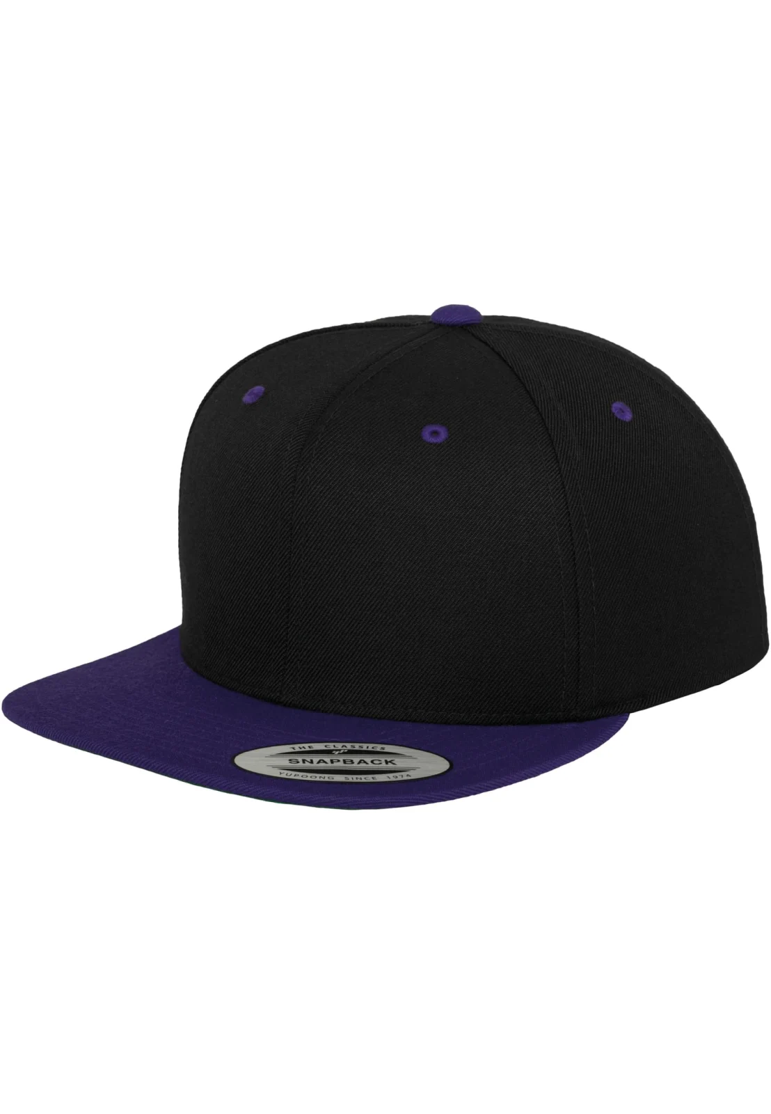 Casquette Classic snapback bicolore FL6089MT — BLACK / PURPLE
