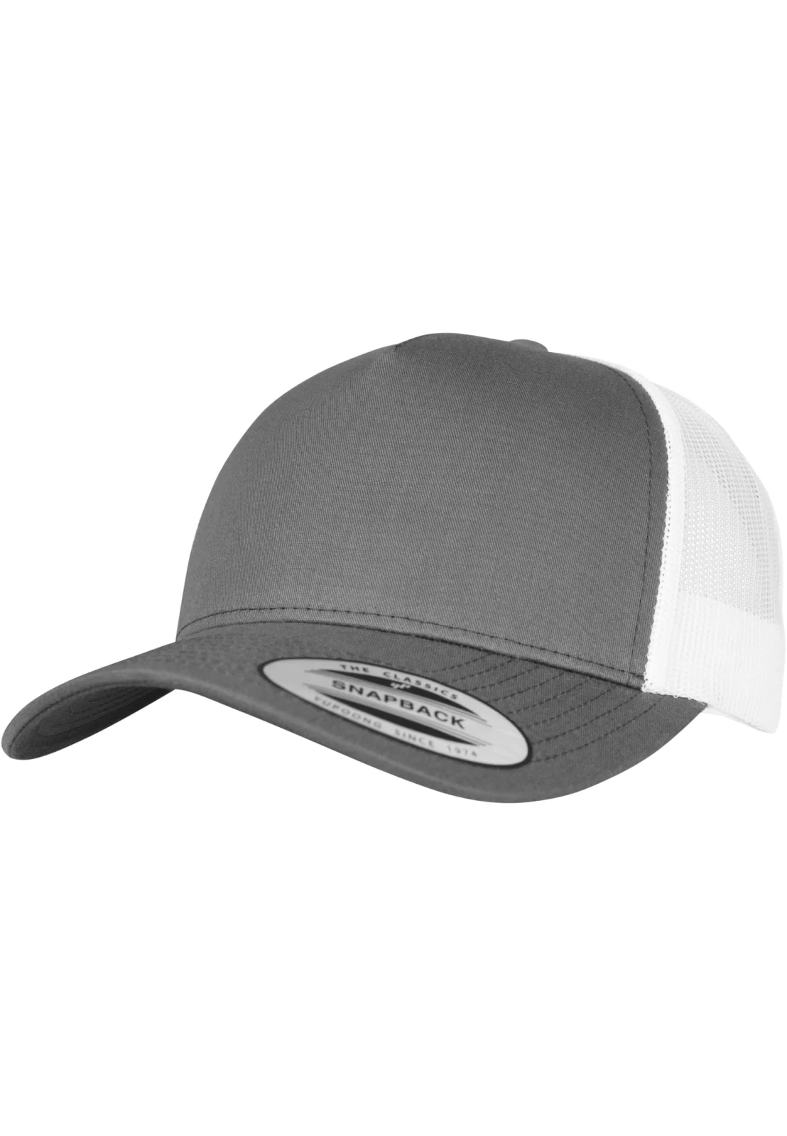 Casquette trucker retro bicolore FL6506T — CHARCOAL / WHITE