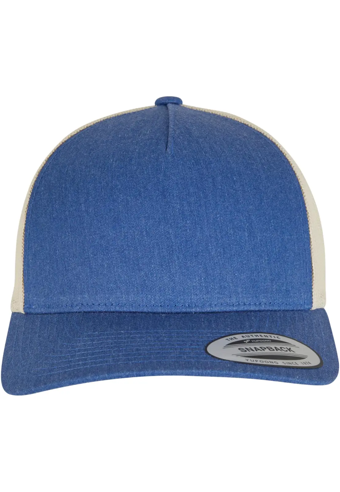 Casquette trucker retro bicolore FL6506T — BLUE / BEIGE