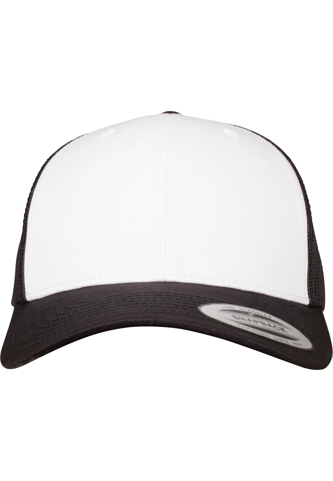 Casquette Retro Trucker Colored Front FL6606CF — BLACK / WHITE