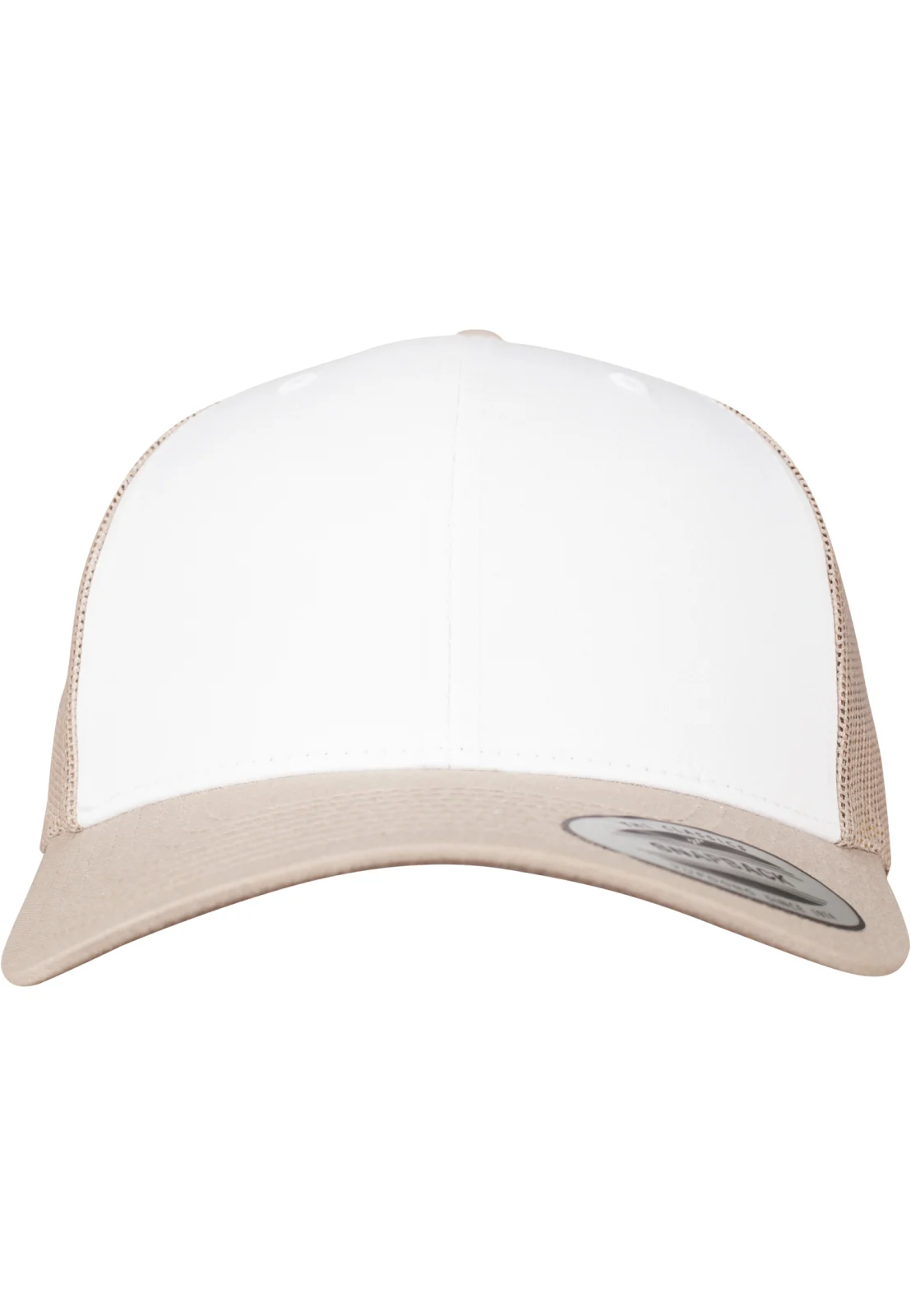 Casquette Retro Trucker Colored Front FL6606CF — KHAKI / WHITE