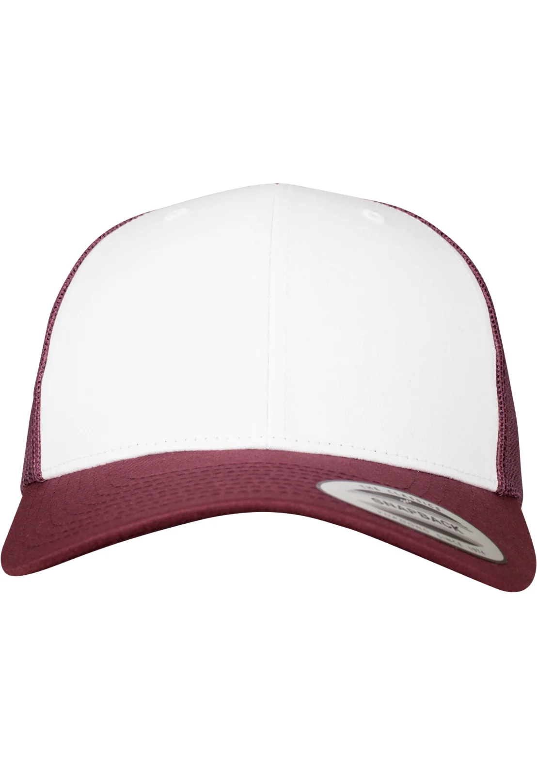 Casquette Retro Trucker Colored Front FL6606CF — MAROON / WHITE
