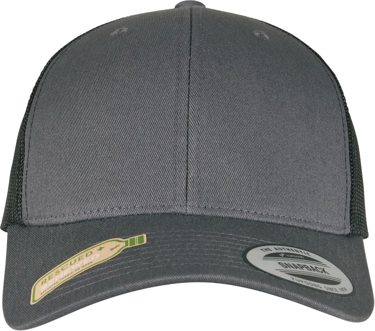 Casquette Classic retro trucker FL6606RT — CHARCOAL / BLACK