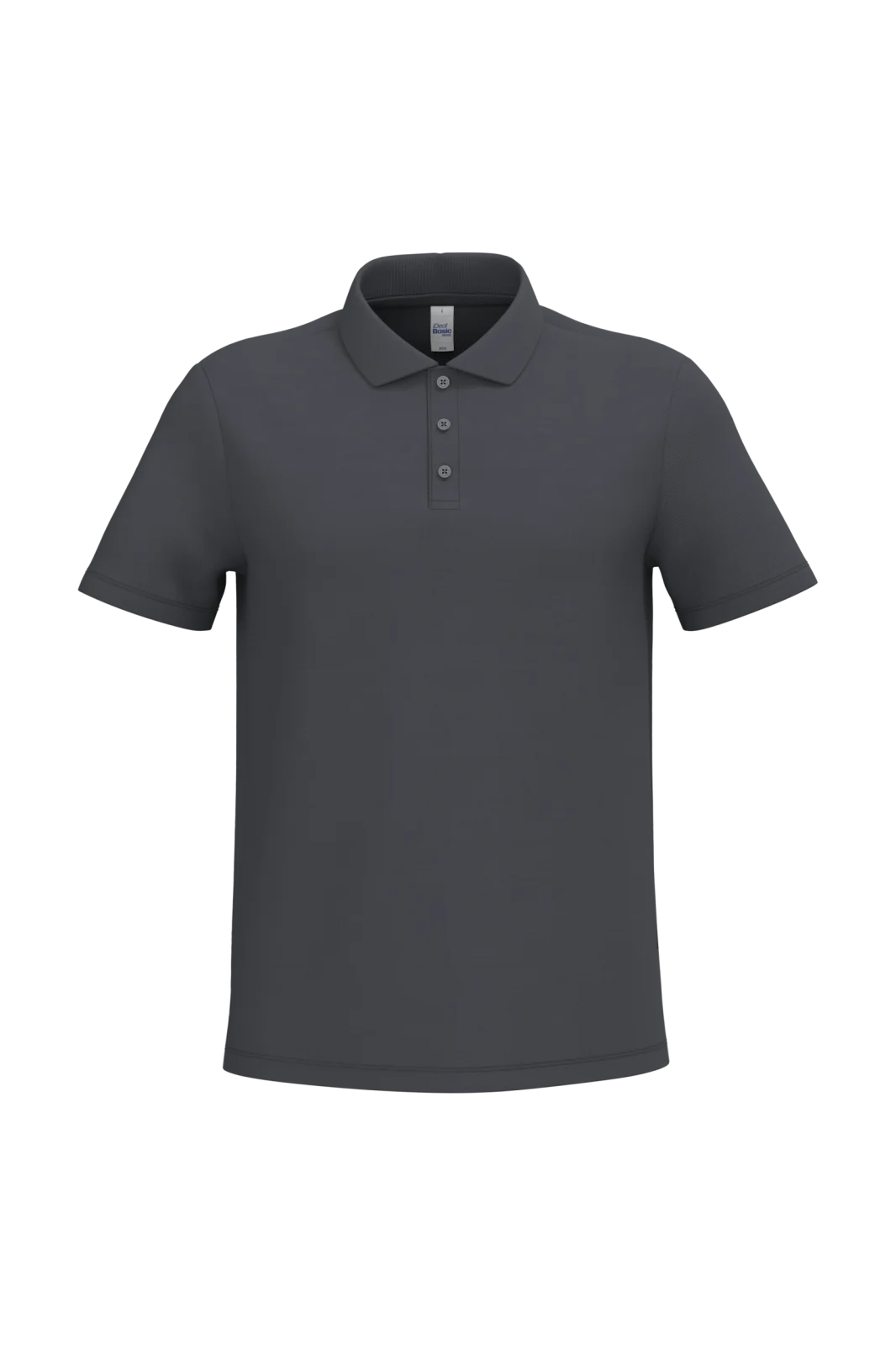 Polo piqué homme IB220 — Ideal Dark Grey