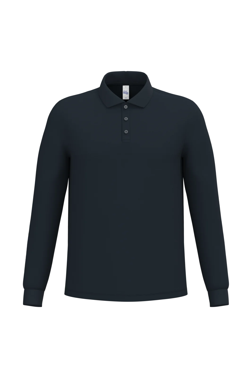 Polo piqué LSL homme IB290 — Ideal Navy