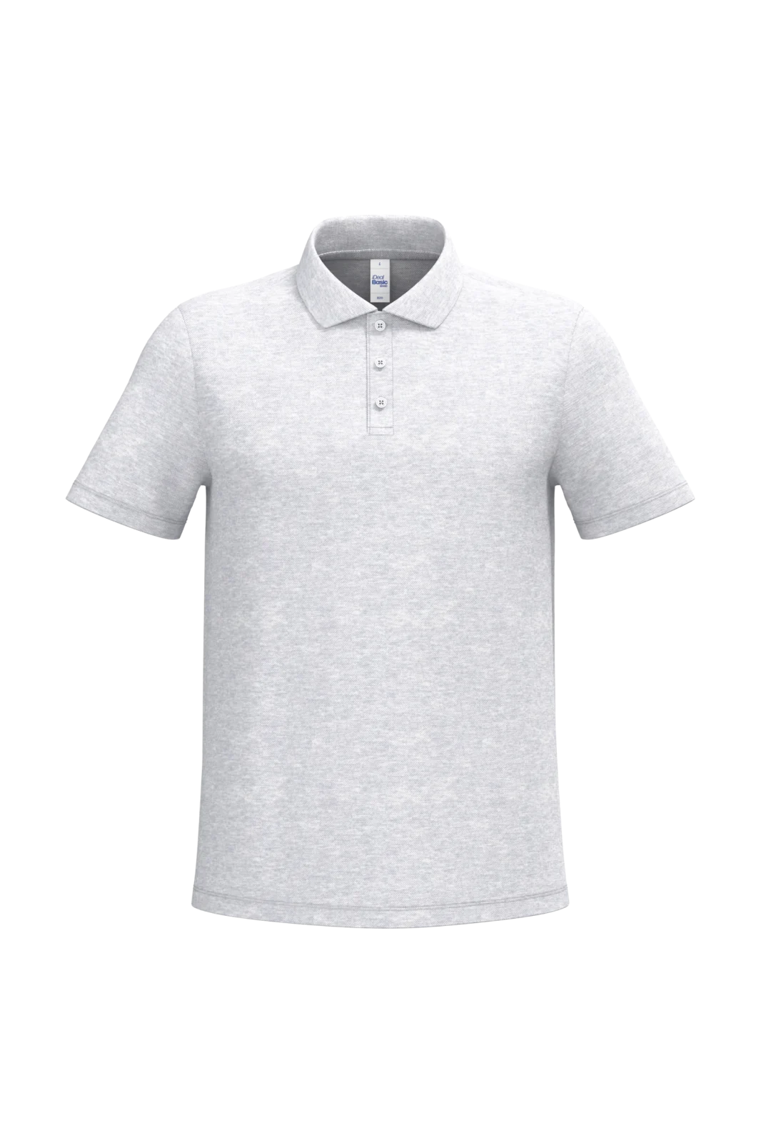 Polo piqué homme IB295 — Ideal Ash Heather
