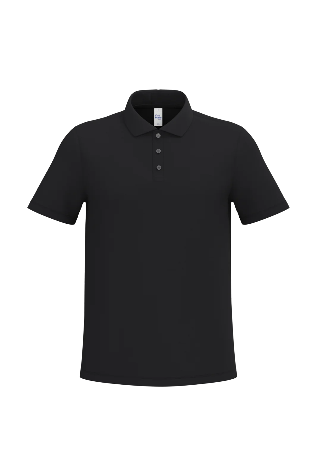 Polo piqué homme IB295 — Ideal Black