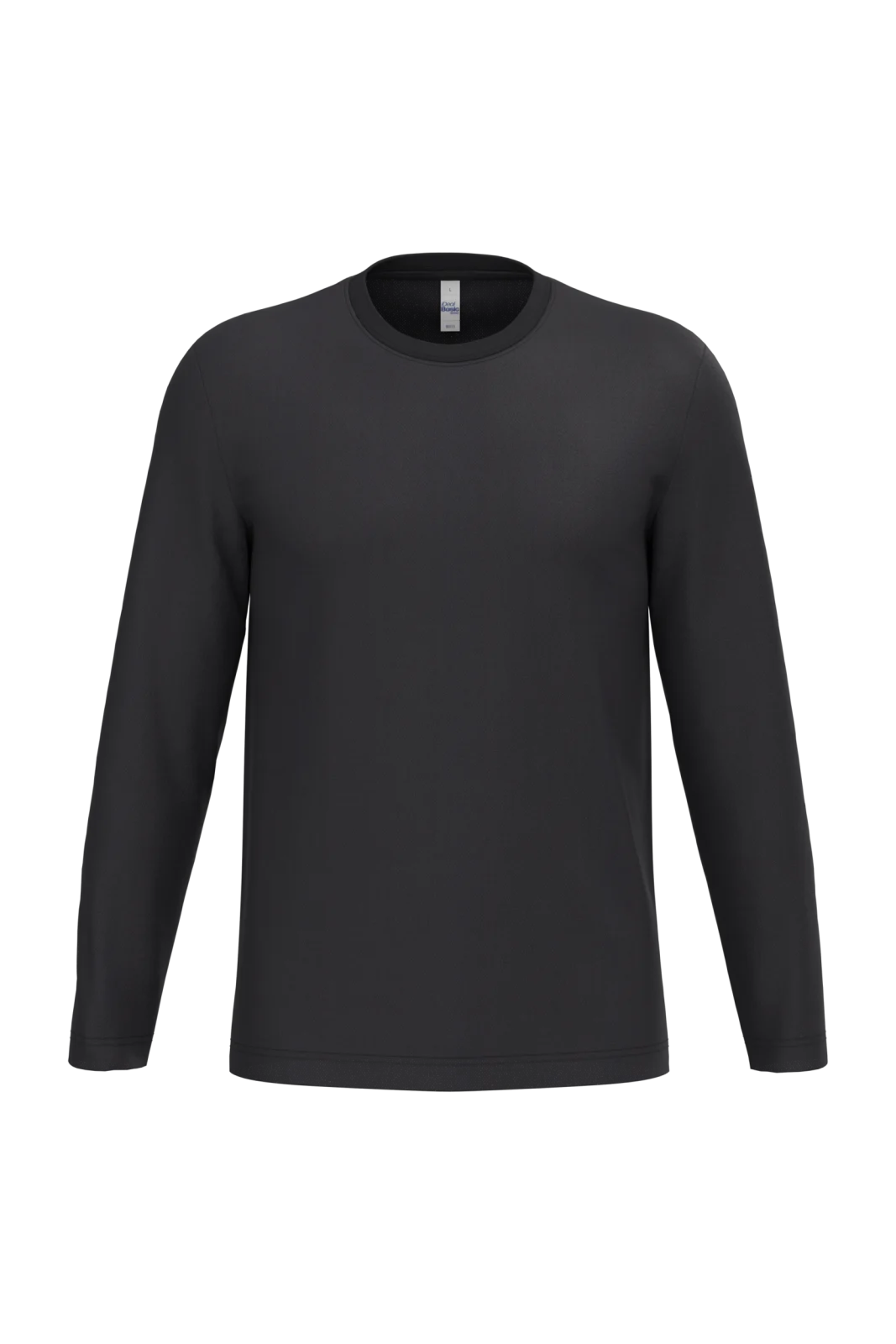 T-shirt LSL unisexe iDeal150 IB313 — Ideal Black
