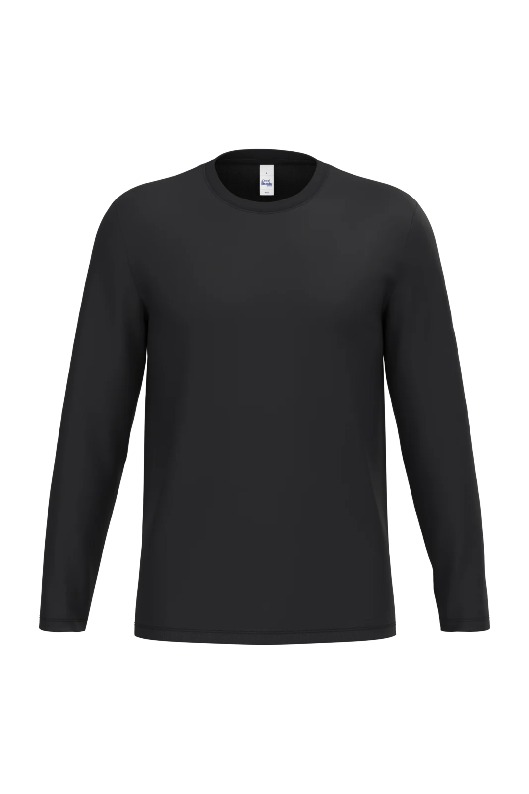 T-shirt LSL unisexe iDeal190 IB323 — Ideal Black