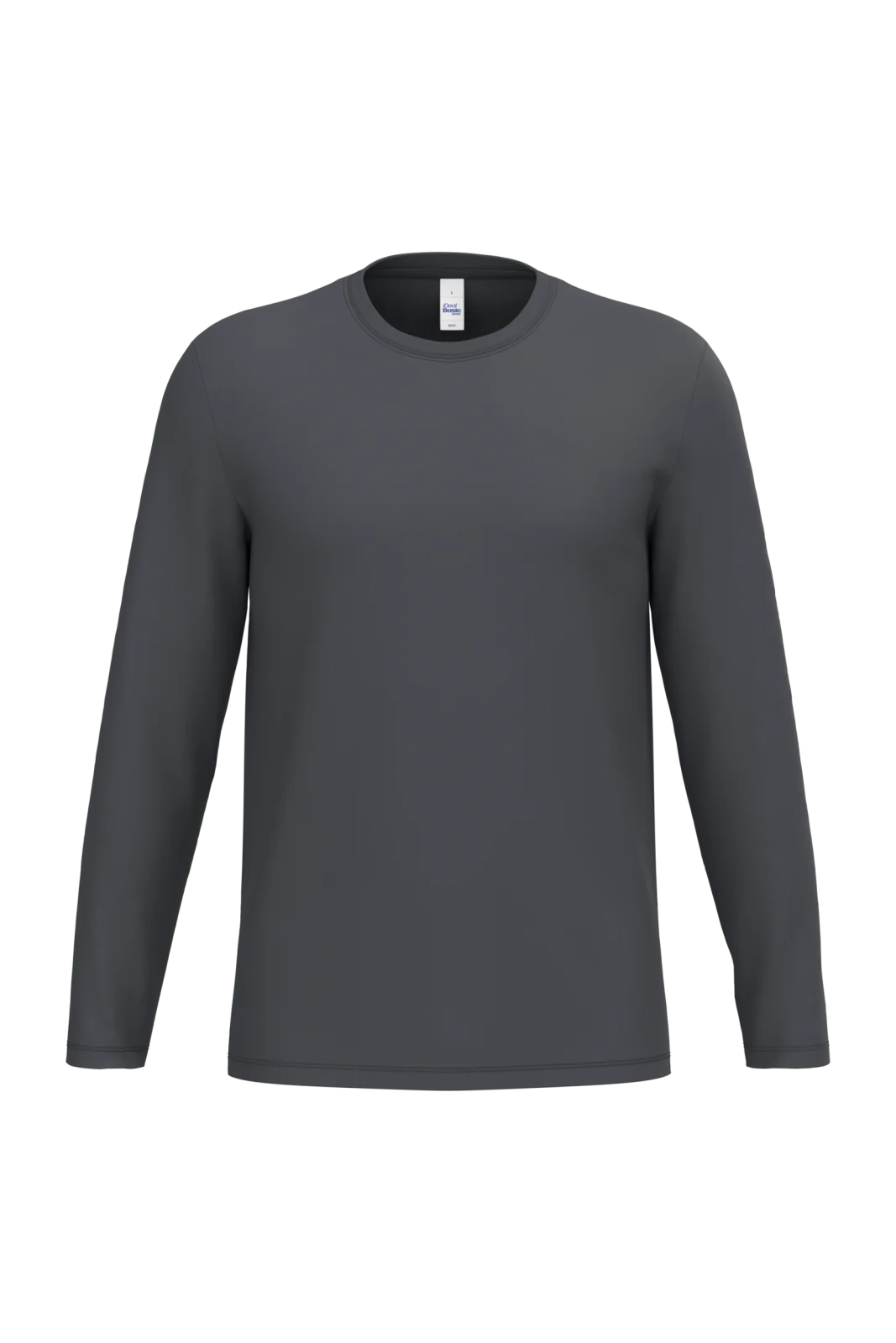 T-shirt LSL unisexe iDeal190 IB323 — Ideal Dark Grey