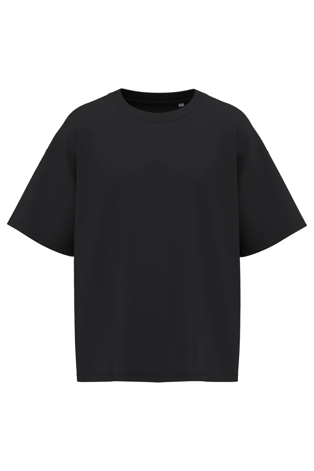 T-shirt oversize unisexe IB330 — Ideal Black