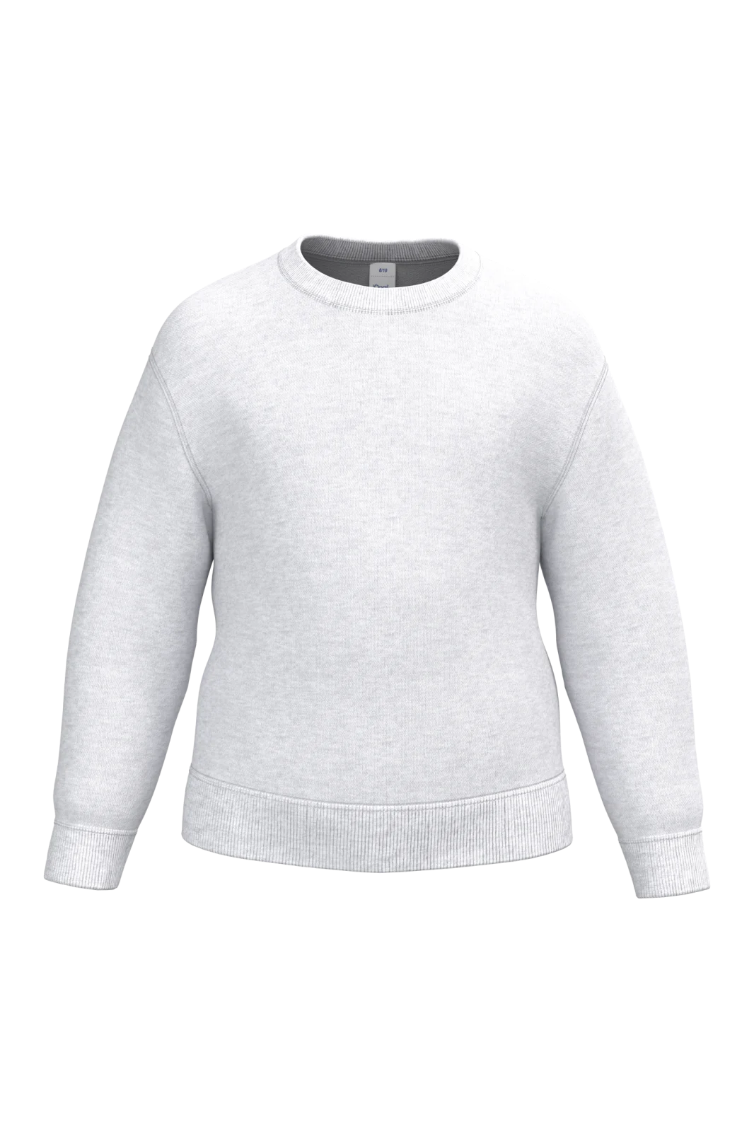 Sweat-shirt col rond enfant IB401 — Ideal Ash Heather