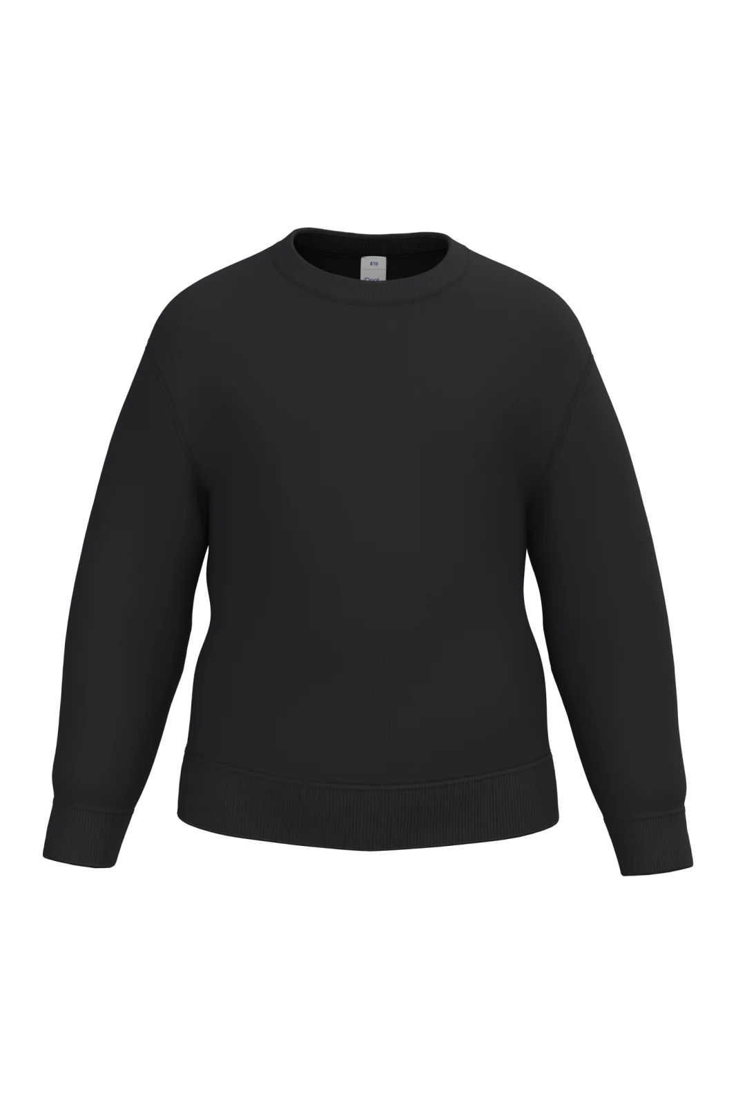 Sweat-shirt col rond enfant IB401 — Ideal Black