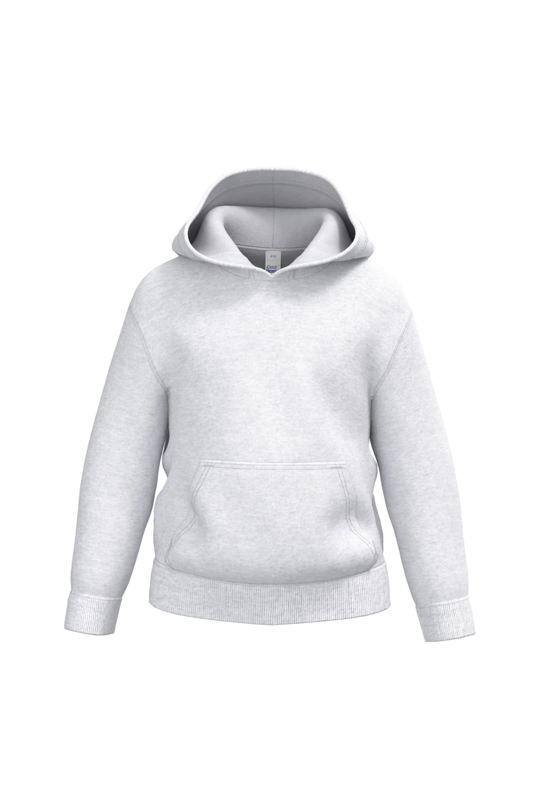 Sweat-shirt à capuche enfant IB403 — Ideal Ash Heather