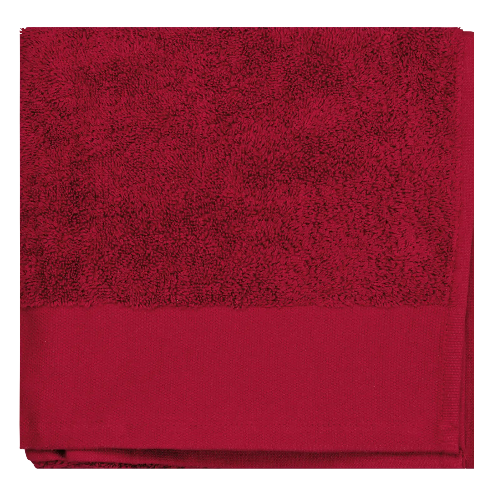 Serviette de toilette Bio 100 x 50 cm K100 — Hibiscus Red