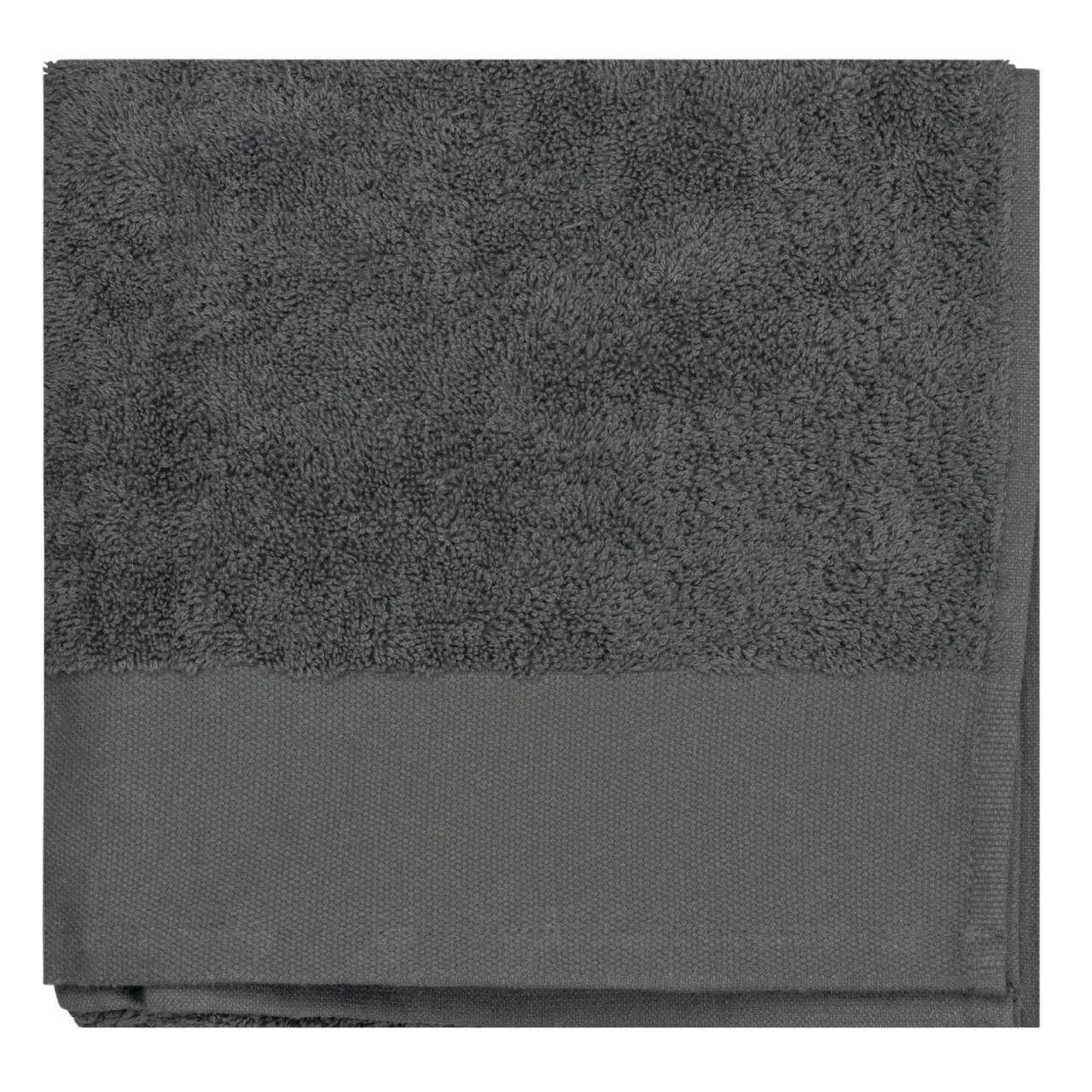 Serviette de toilette Bio 100 x 50 cm K100 — Iron Grey