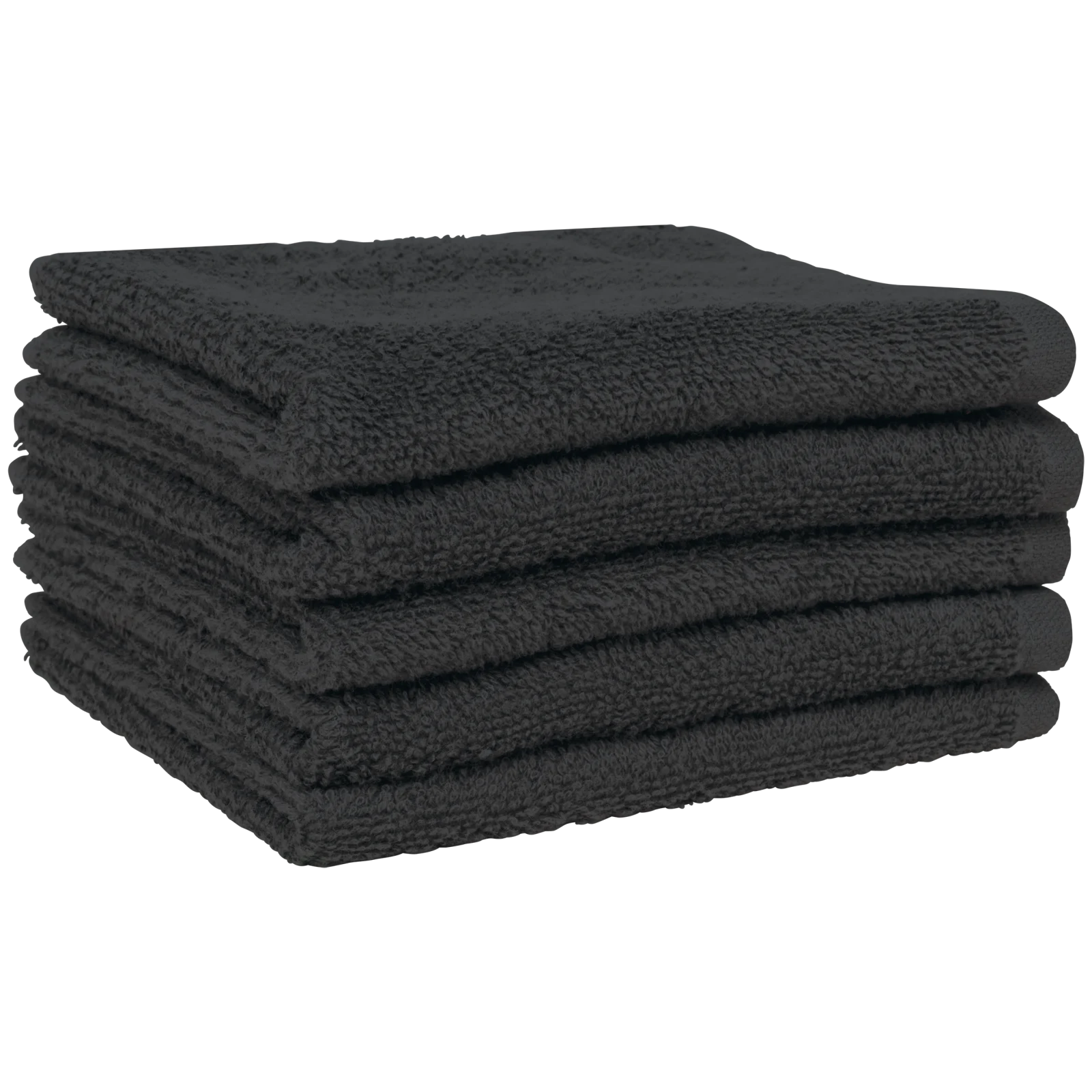 Serviettes d'invité 30 x 30 cm - Lot de 5 serviettes K104 — Dark Grey