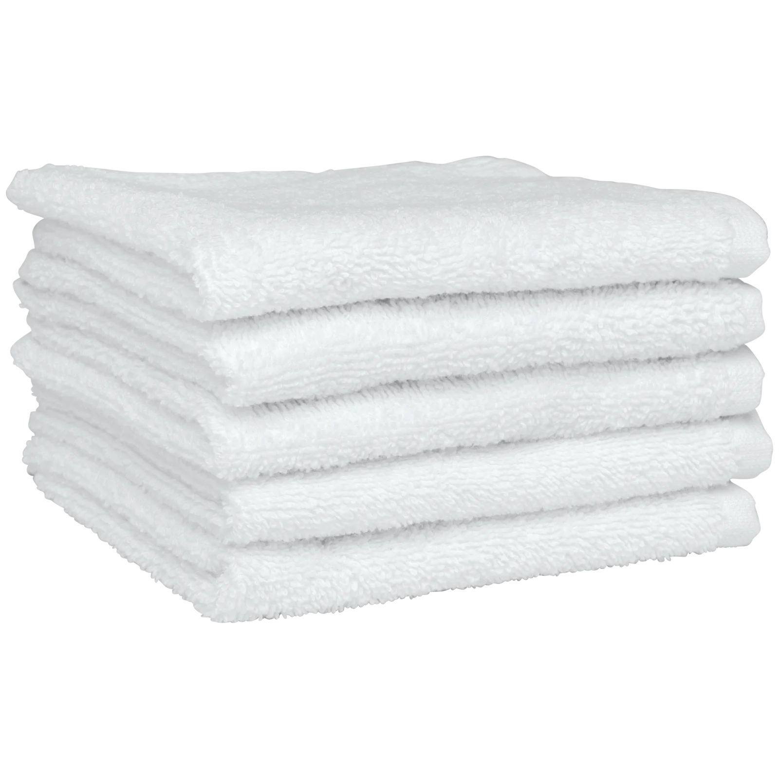 Serviettes d'invité 30 x 30 cm - Lot de 5 serviettes K104 — White
