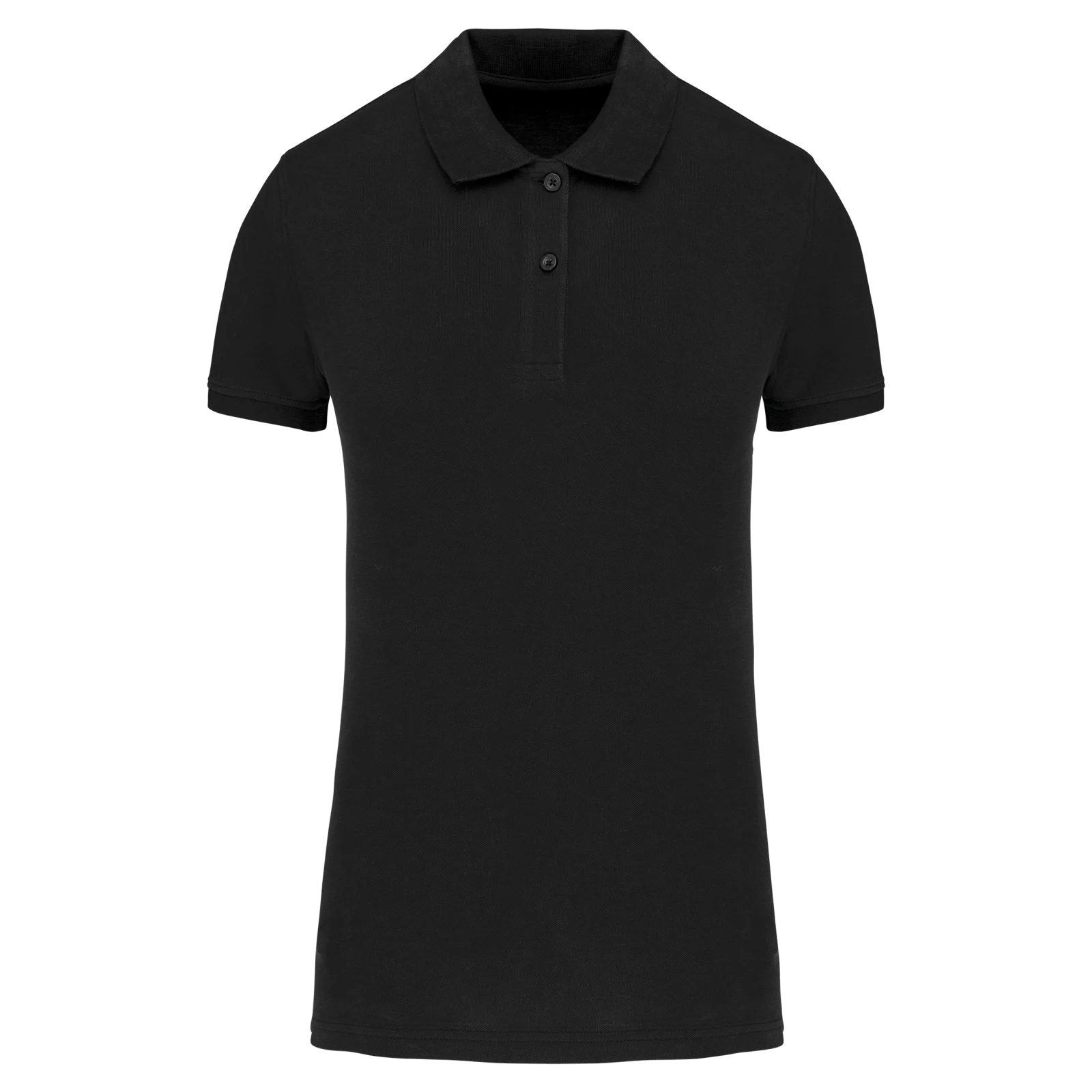 Polo piqué Bio180 femme K2026 — Black
