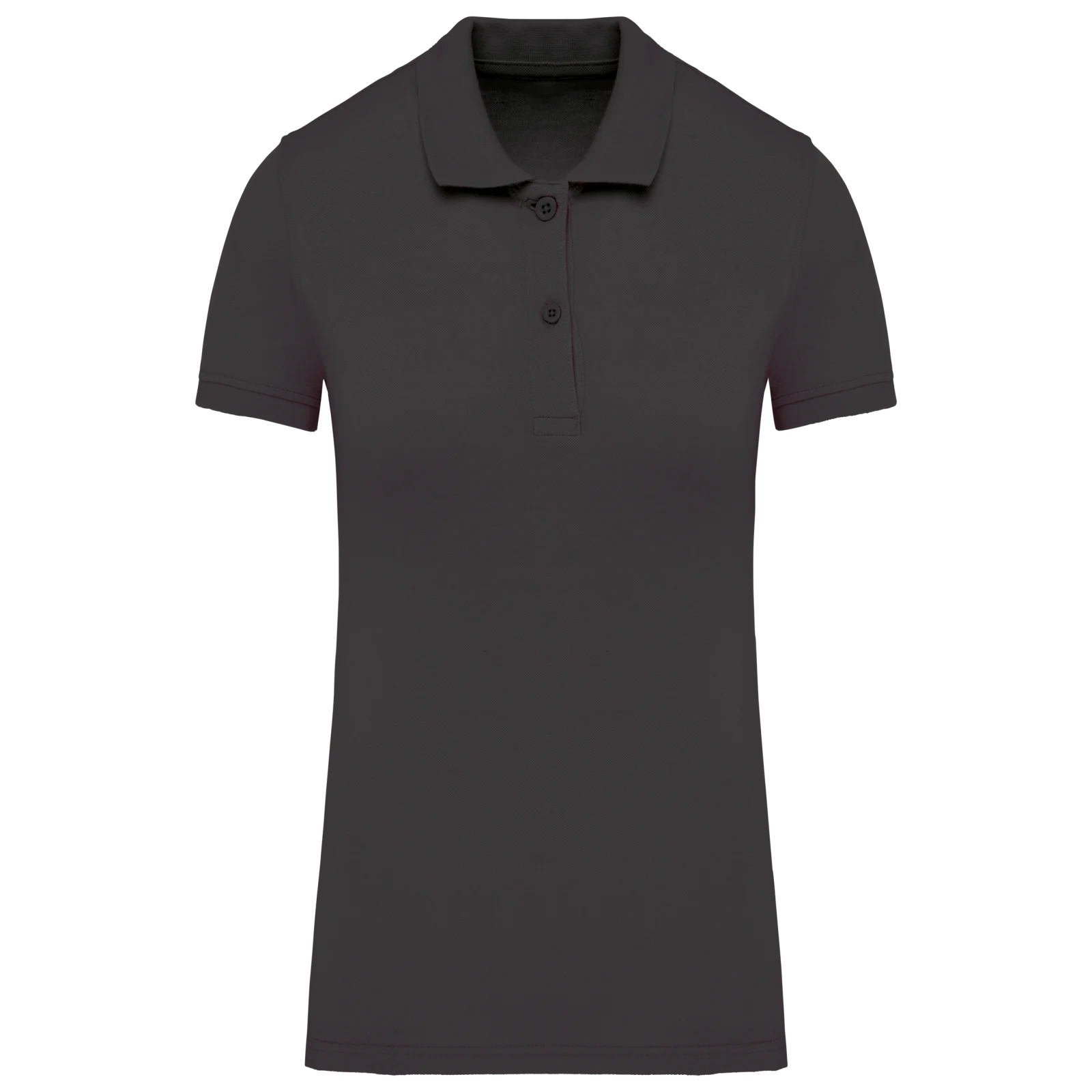 Polo piqué Bio180 femme K2026 — Dark Grey