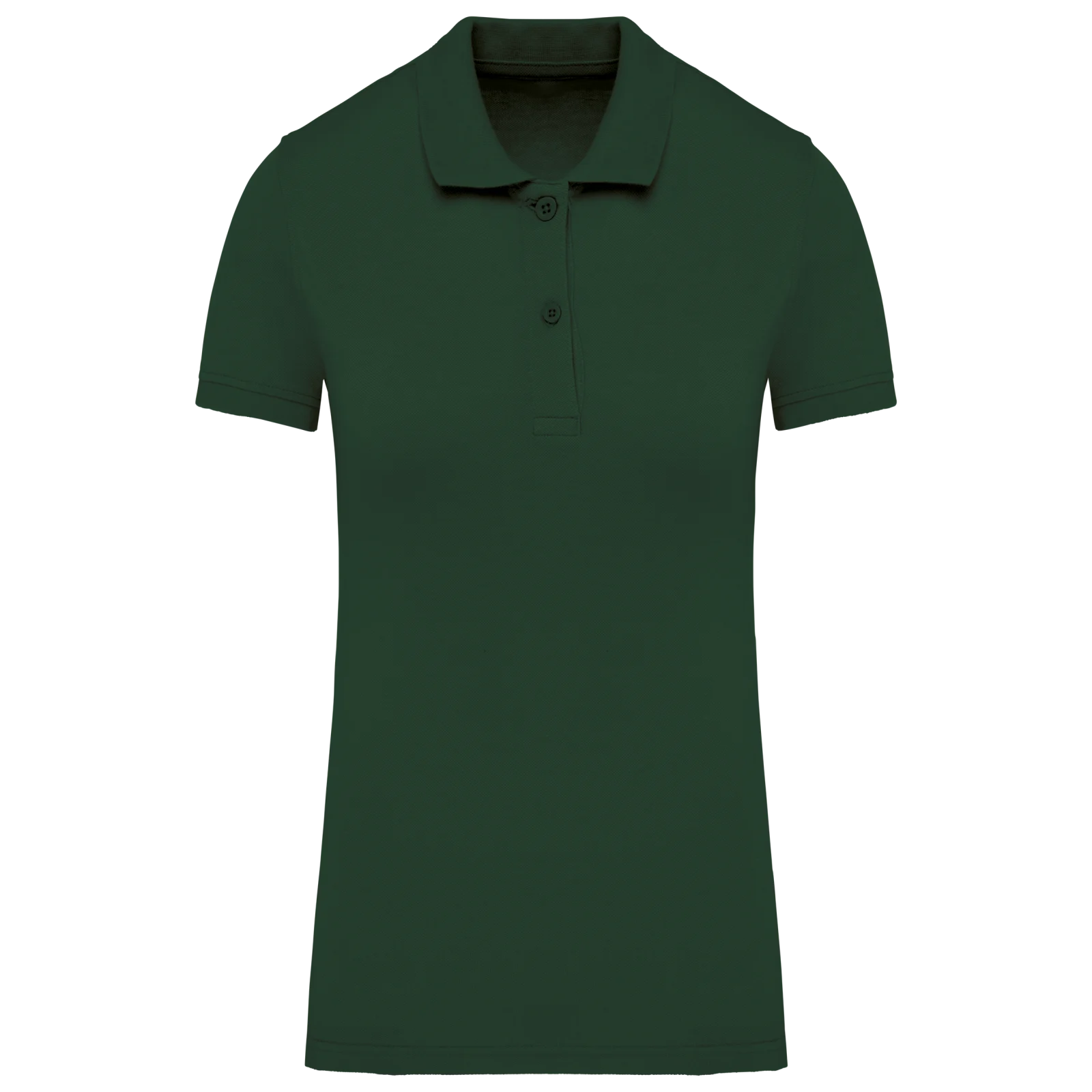 Polo piqué Bio180 femme K2026 — Forest Green
