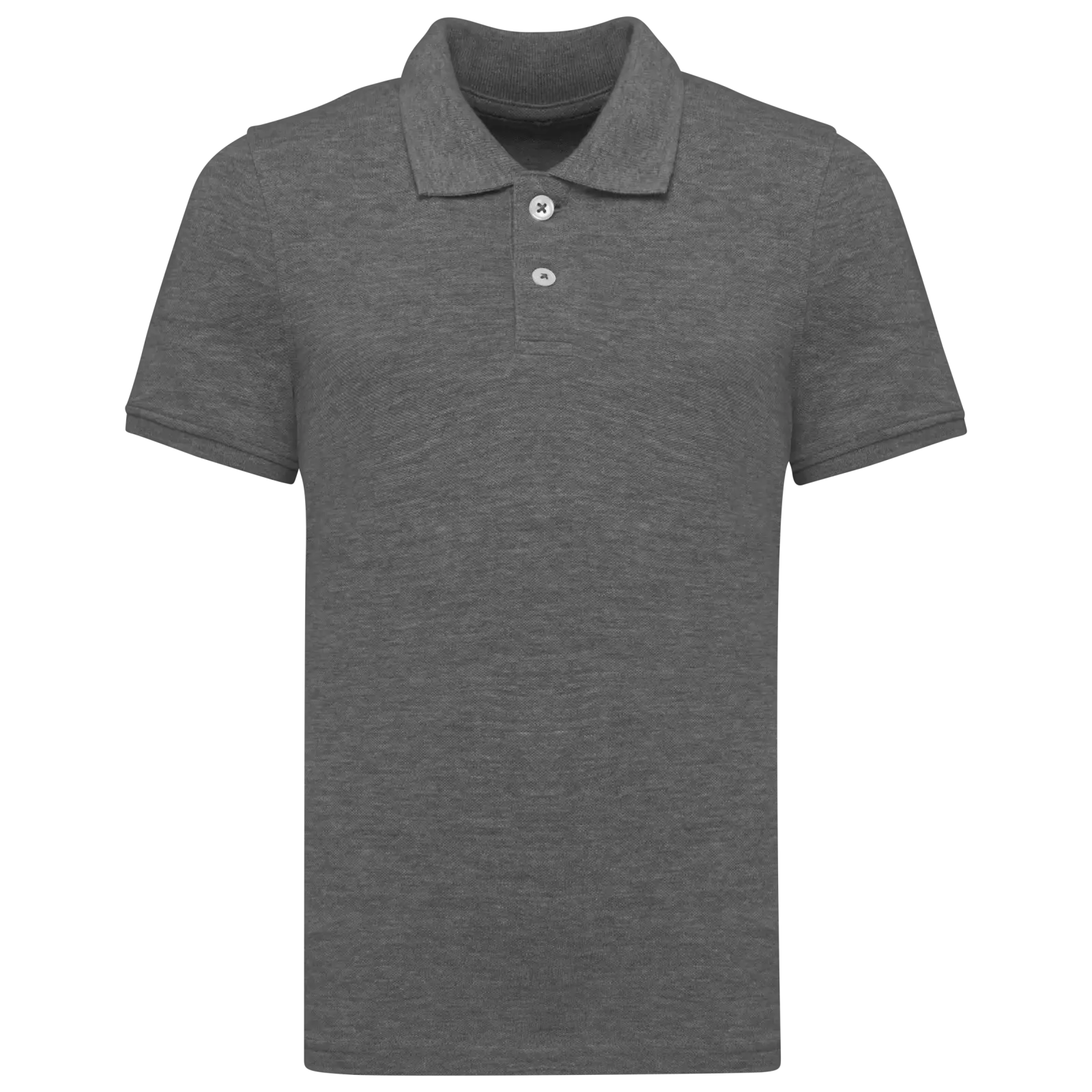 Polo piqué Bio180 enfant K2029 — Grey Heather