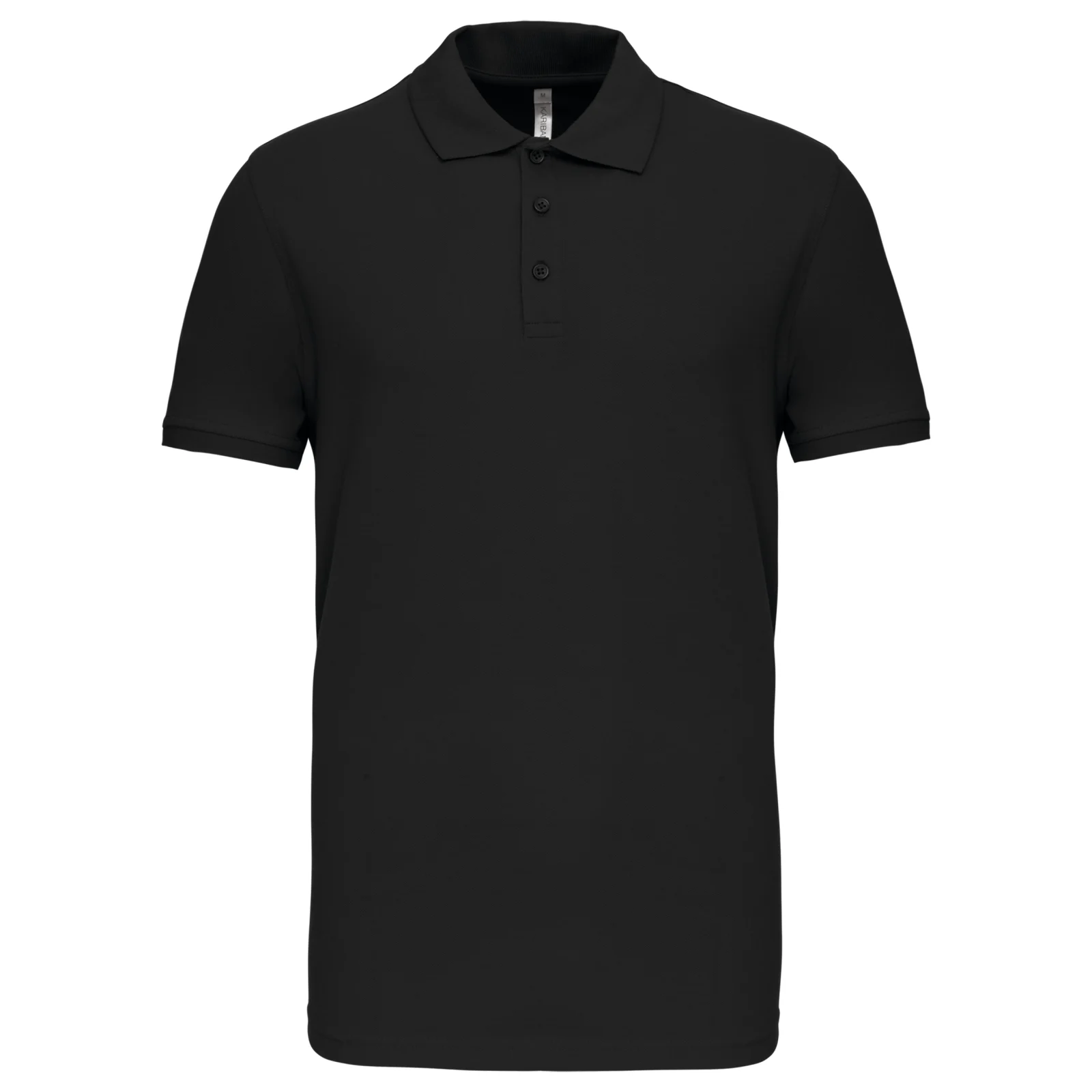 Polo piqué manches courtes homme K239 — Black