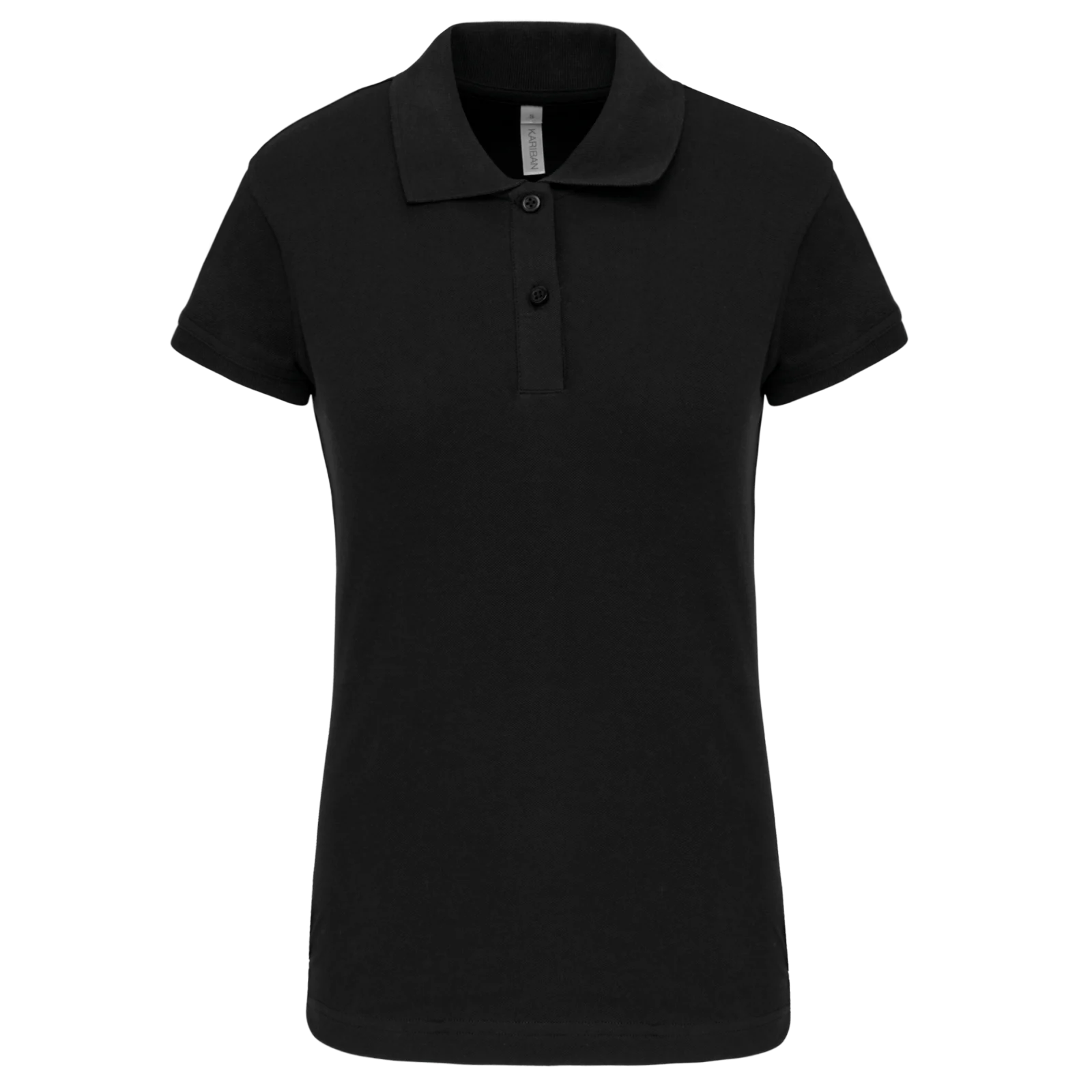 Polo piqué manches courtes femme K240 — Black