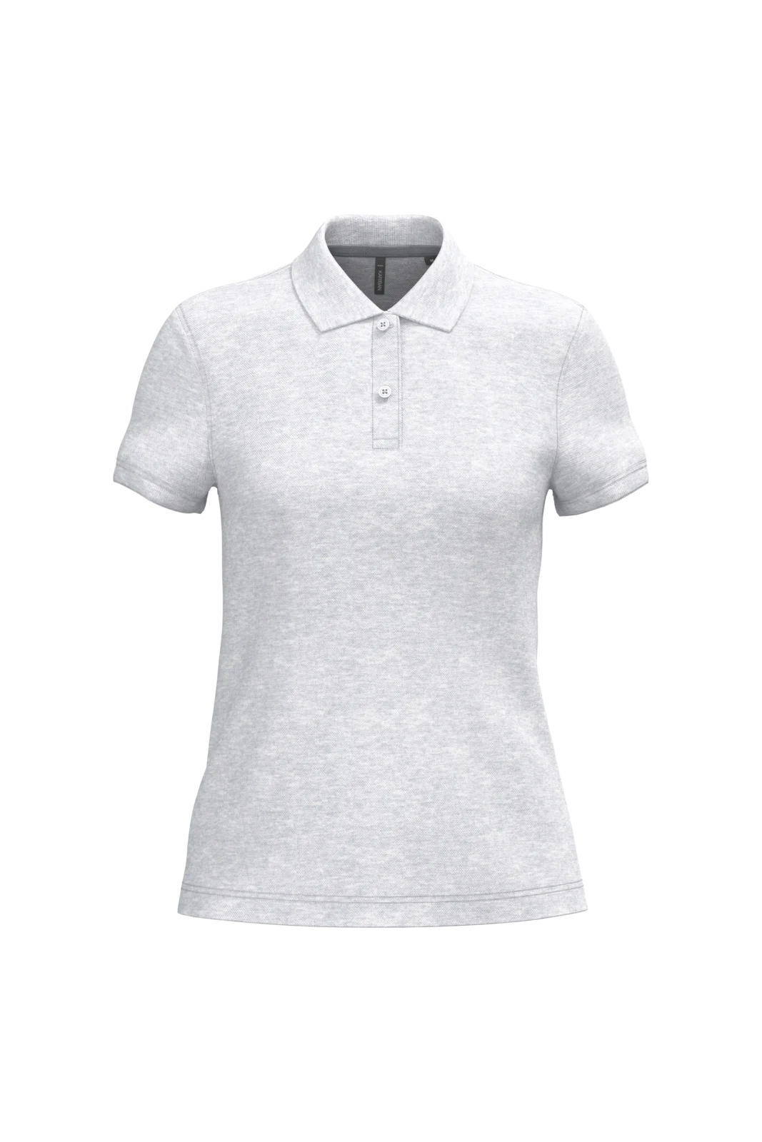 Polo manches courtes femme K242 — Ash Heather