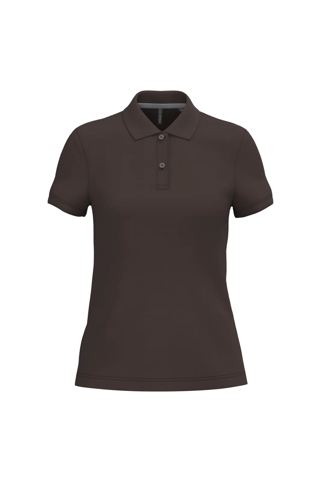 Polo manches courtes femme K242 — Chocolate