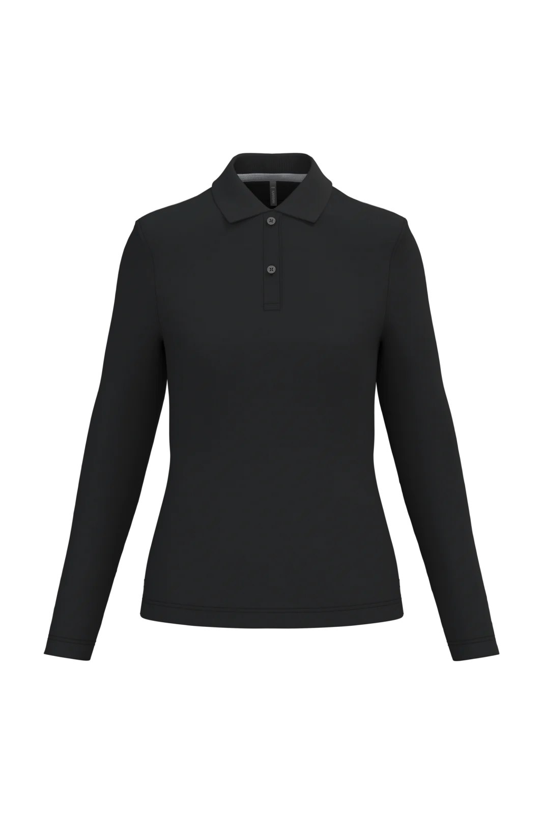 Polo manches longues femme K244 — Black