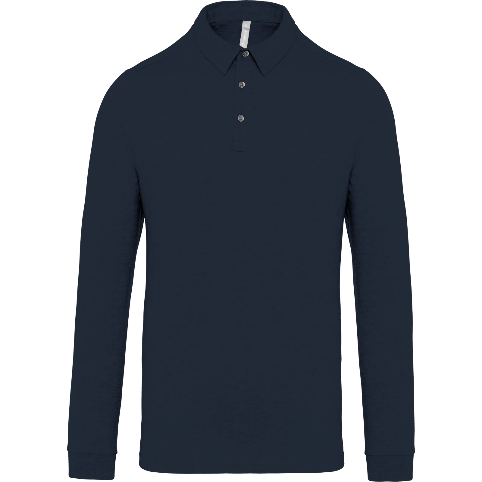 Polo jersey manches longues homme K264 — Navy
