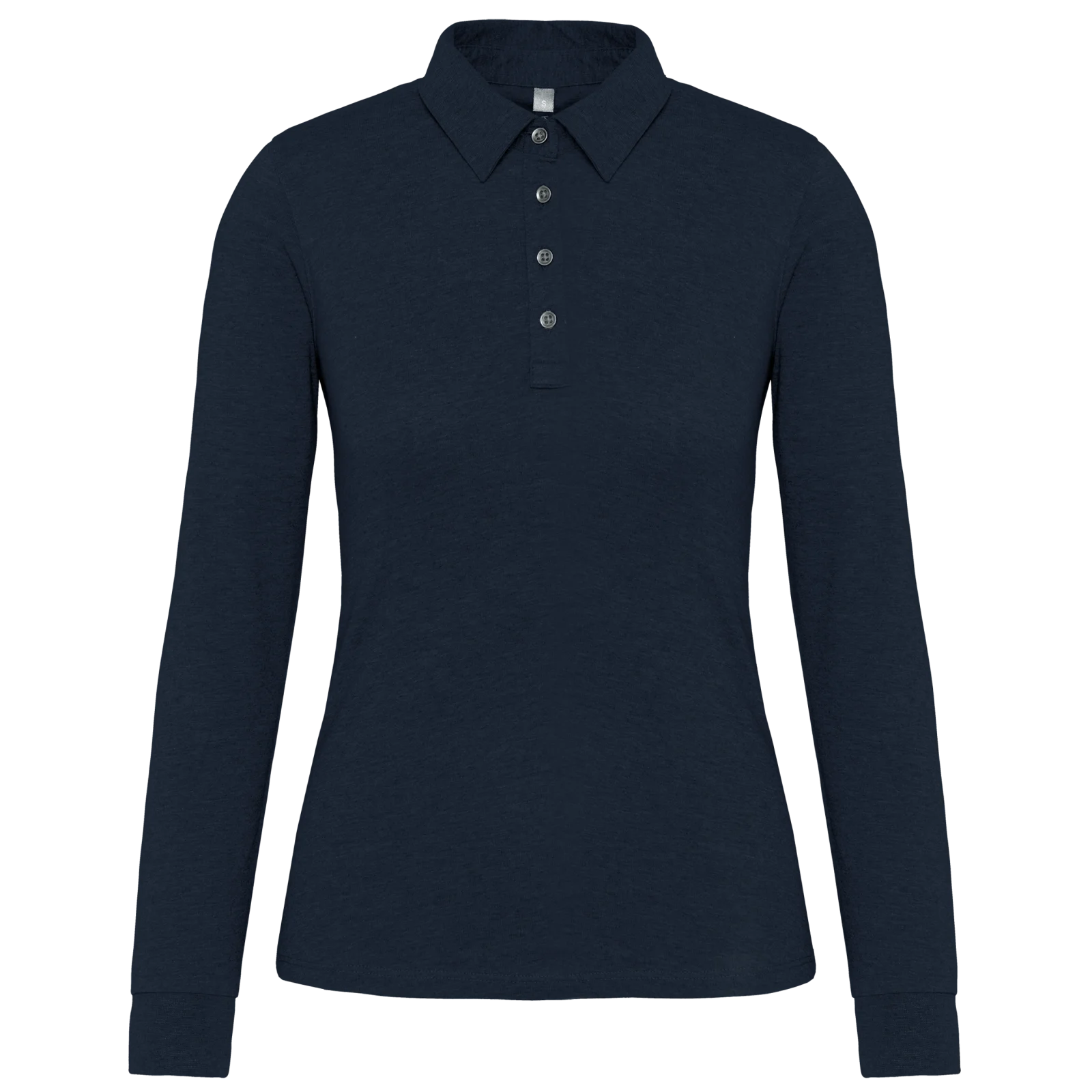 Polo jersey manches longues femme K265 — Navy
