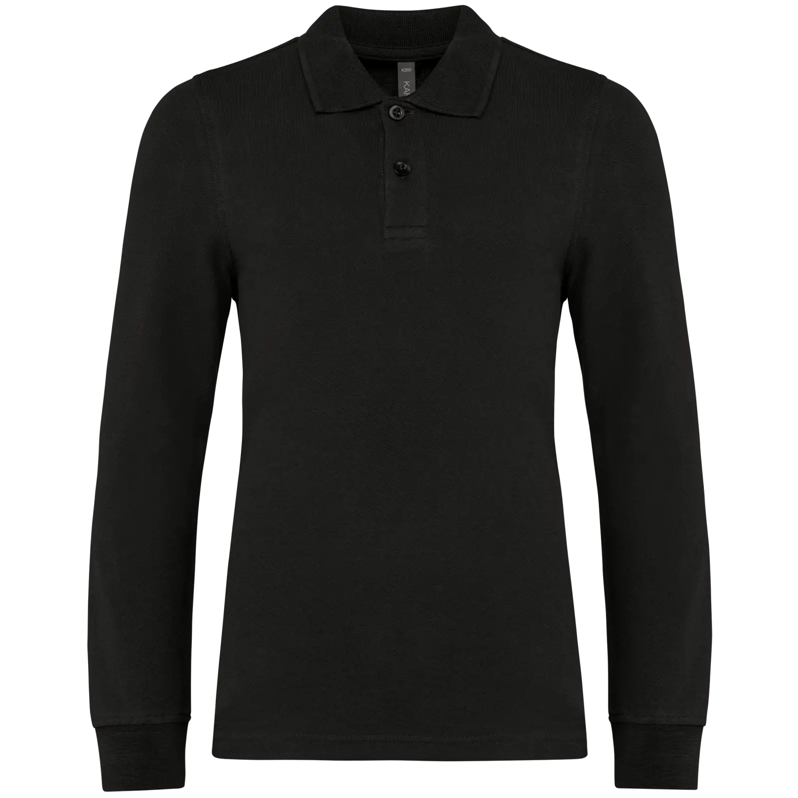 Polo manches longues enfant K269 — Black