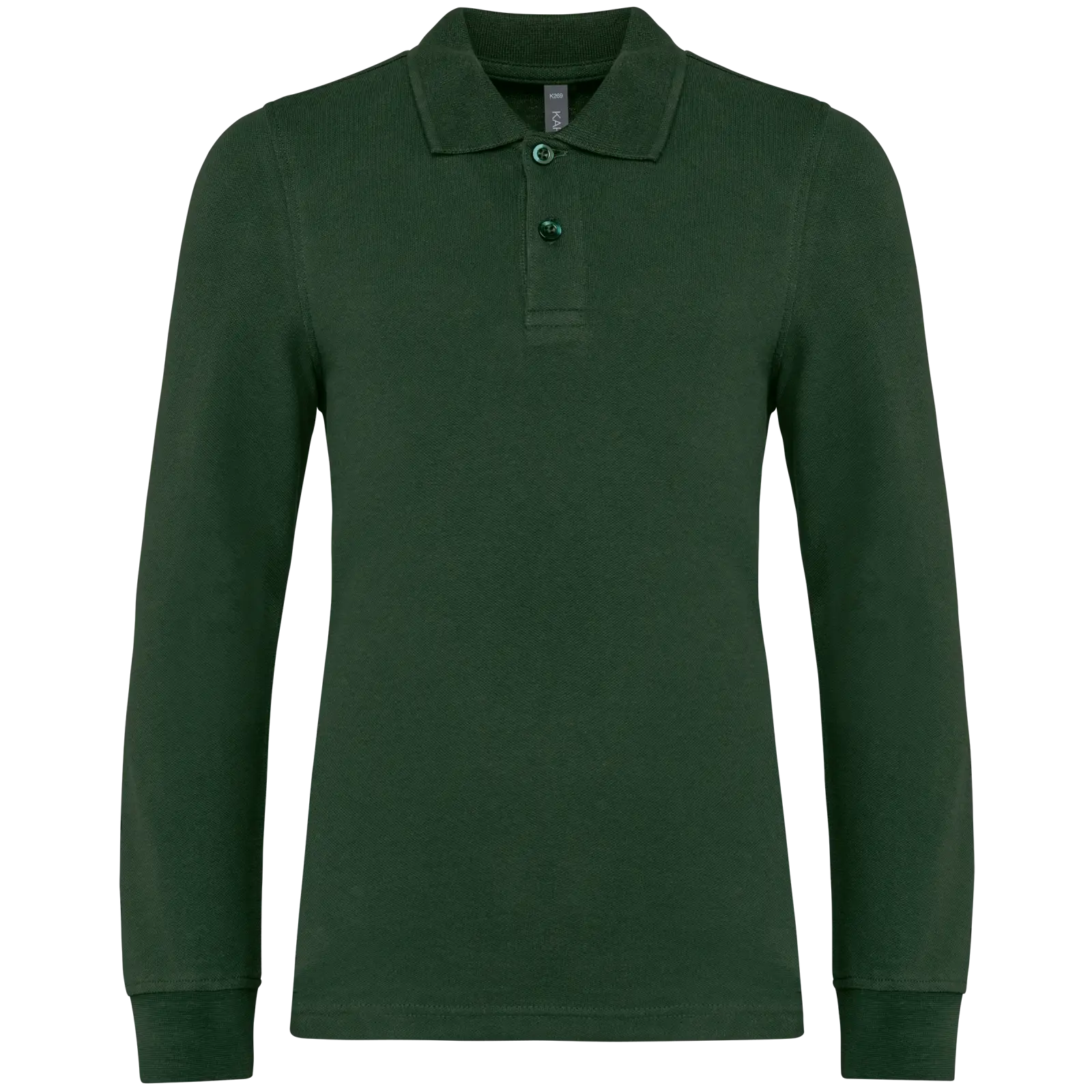 Polo manches longues enfant K269 — Forest Green