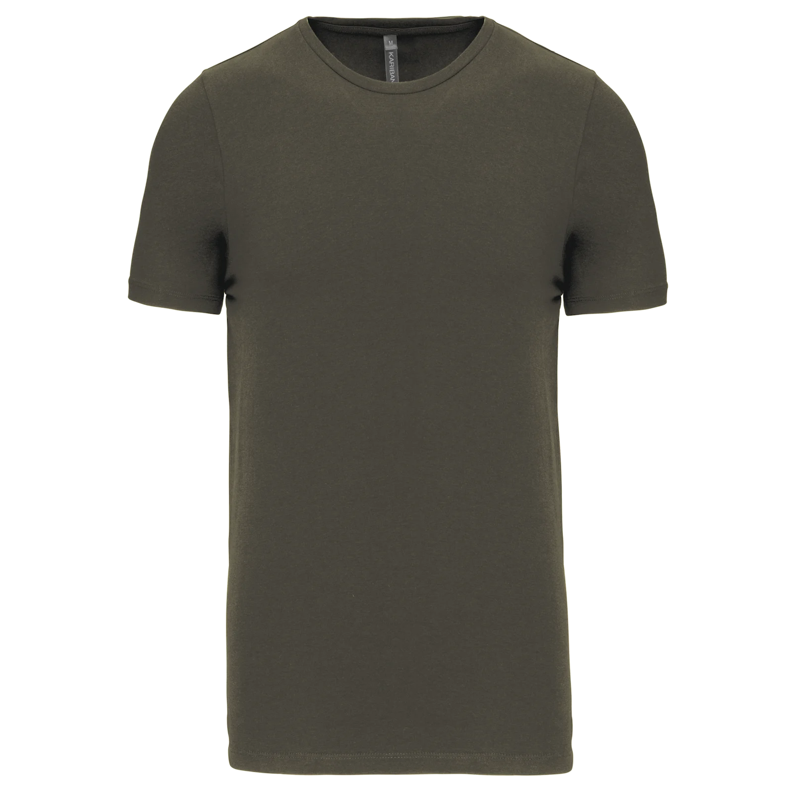 T-shirt col rond manches courtes homme K3012 — Dark Khaki