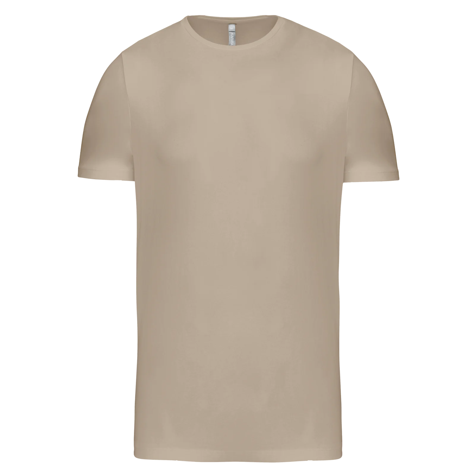T-shirt col rond manches courtes homme K3012 — Light Sand