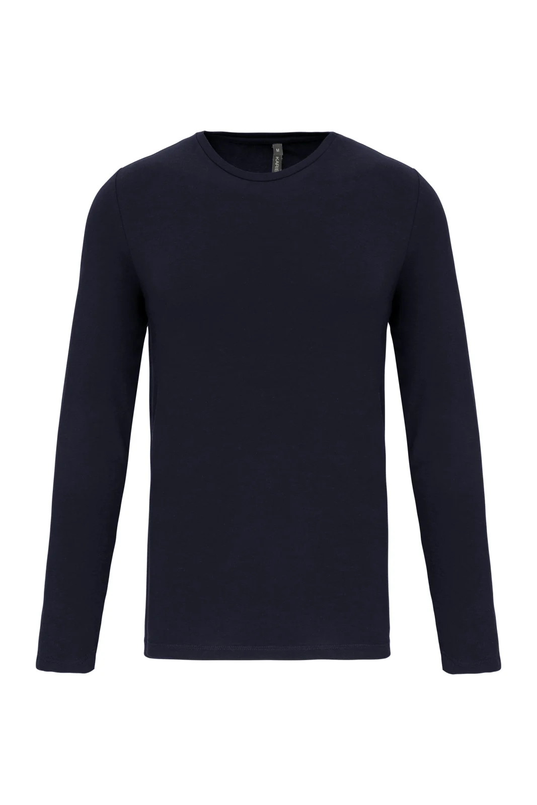 T-shirt col rond manches longues homme K3016 — Navy