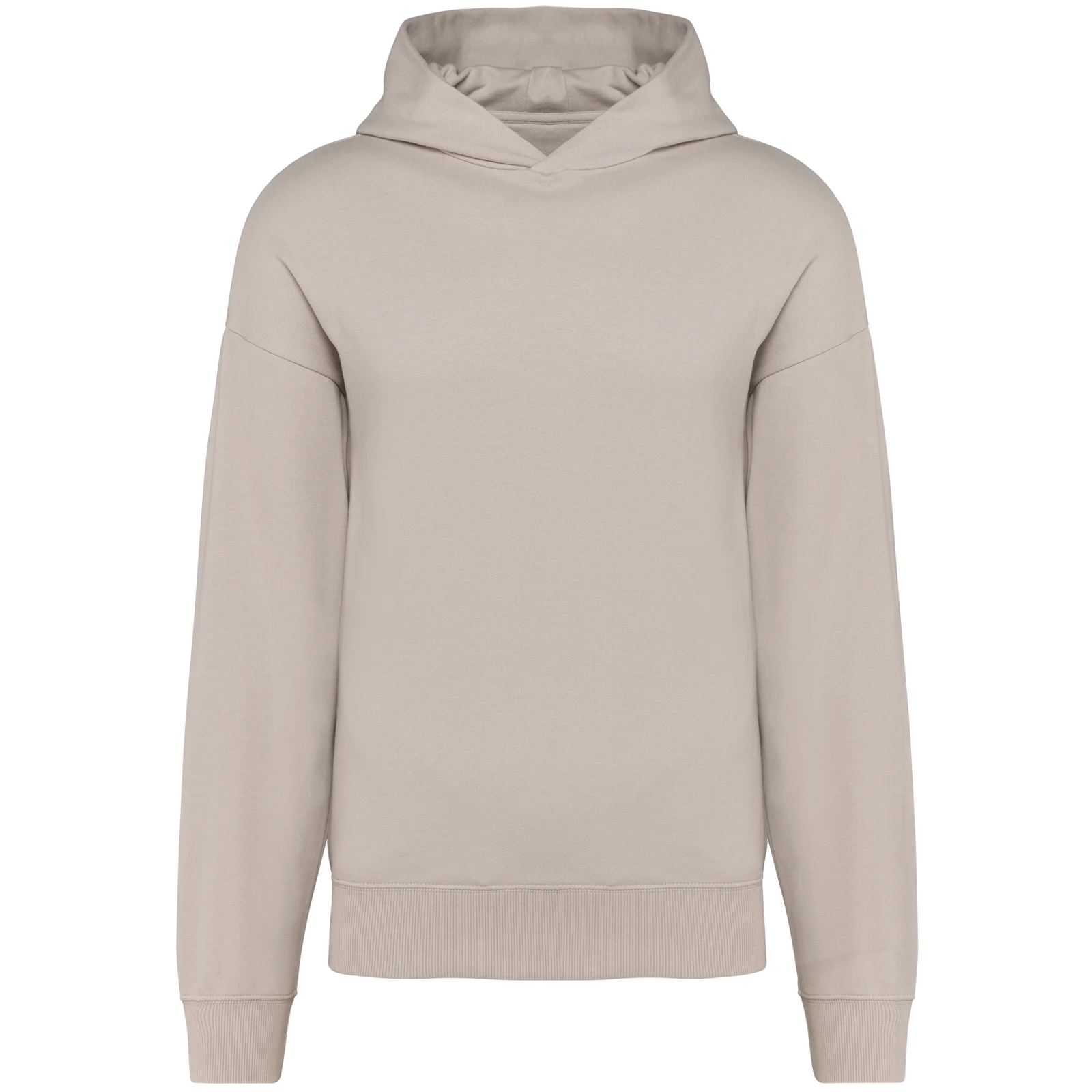 Sweatshirt à capuche molleton oversize unisexe K4018 — Clay