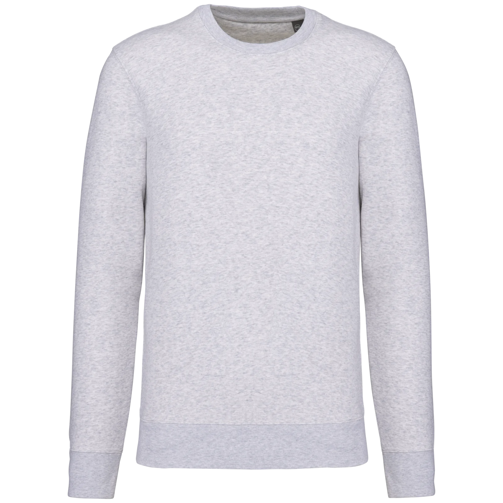 Sweat-shirt écoresponsable col rond unisexe K4025 — Ash Heather