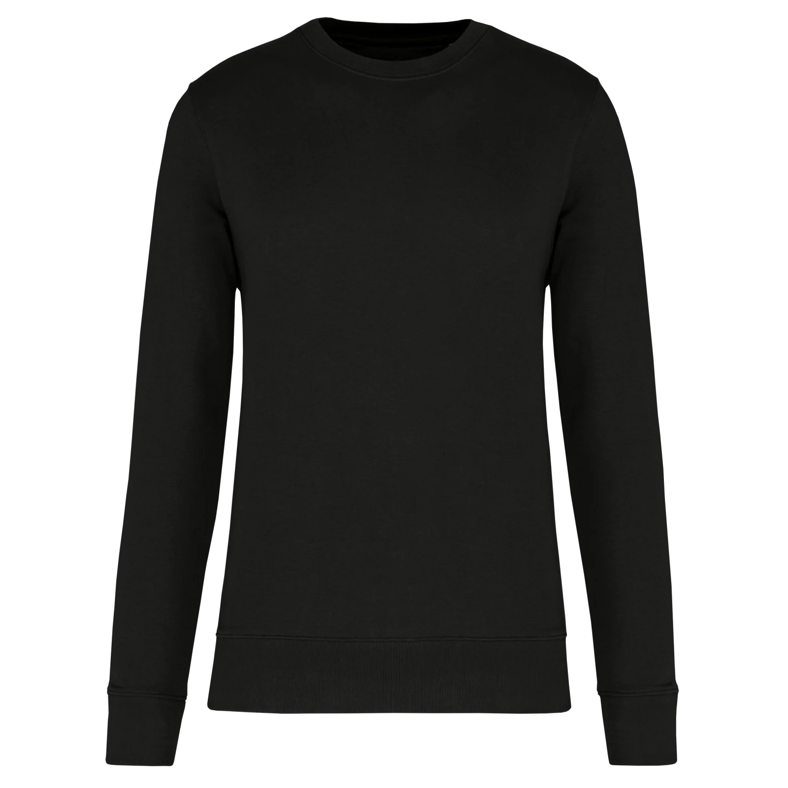 Sweat-shirt écoresponsable col rond enfant K4026 — Black