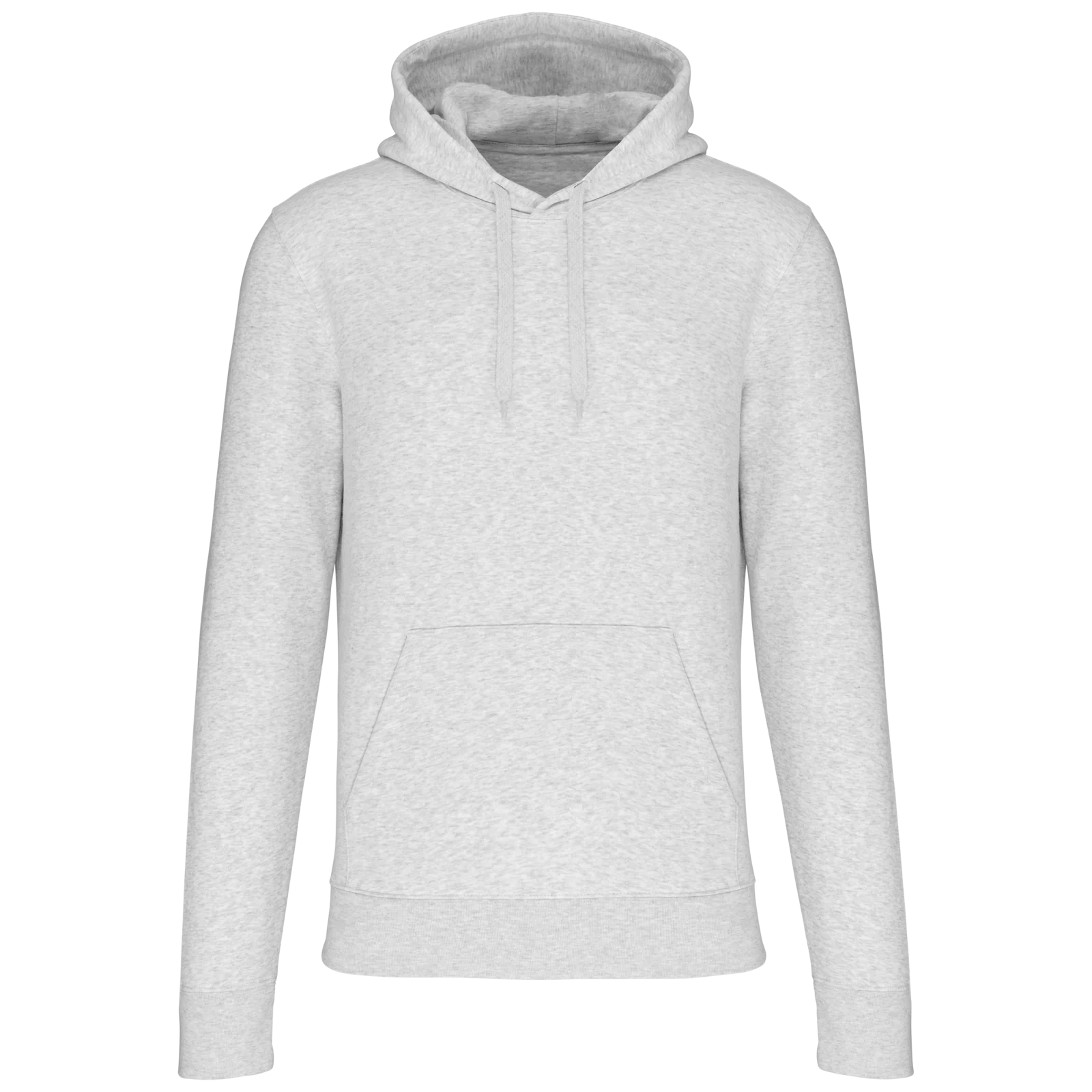 Sweat-shirt écoresponsable à capuche homme K4027 — Ash Heather