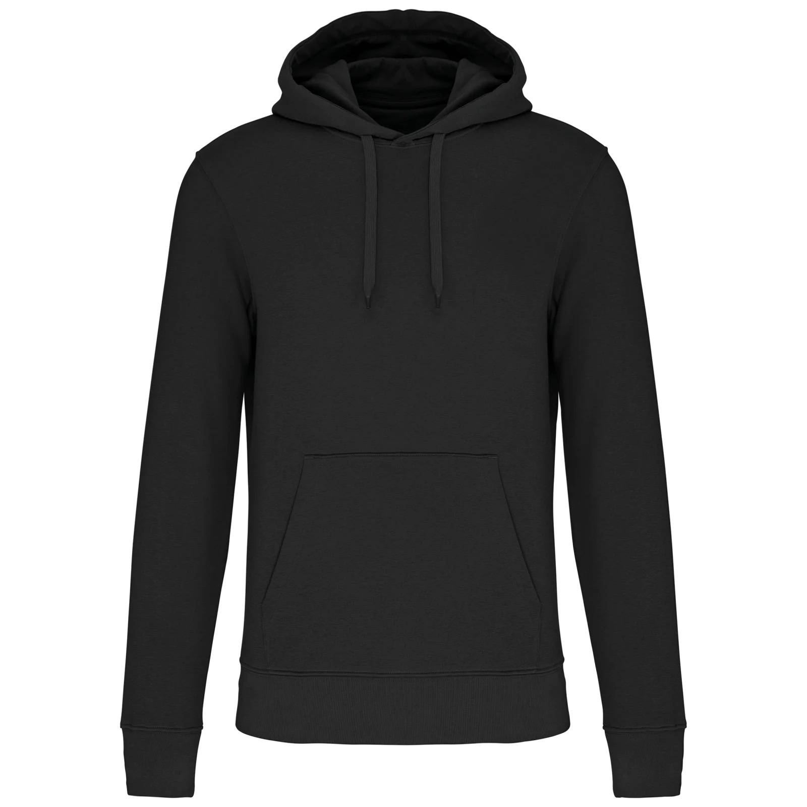 Sweat-shirt écoresponsable à capuche homme K4027 — Black