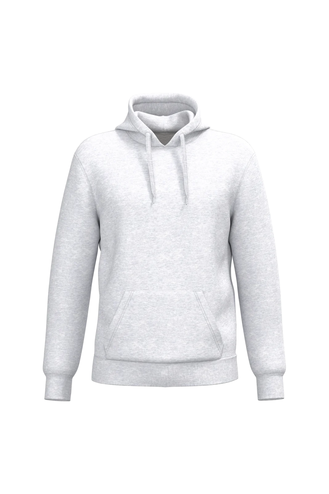 Sweat-shirt recyclé à capuche unisexe K4041 — Ash Heather