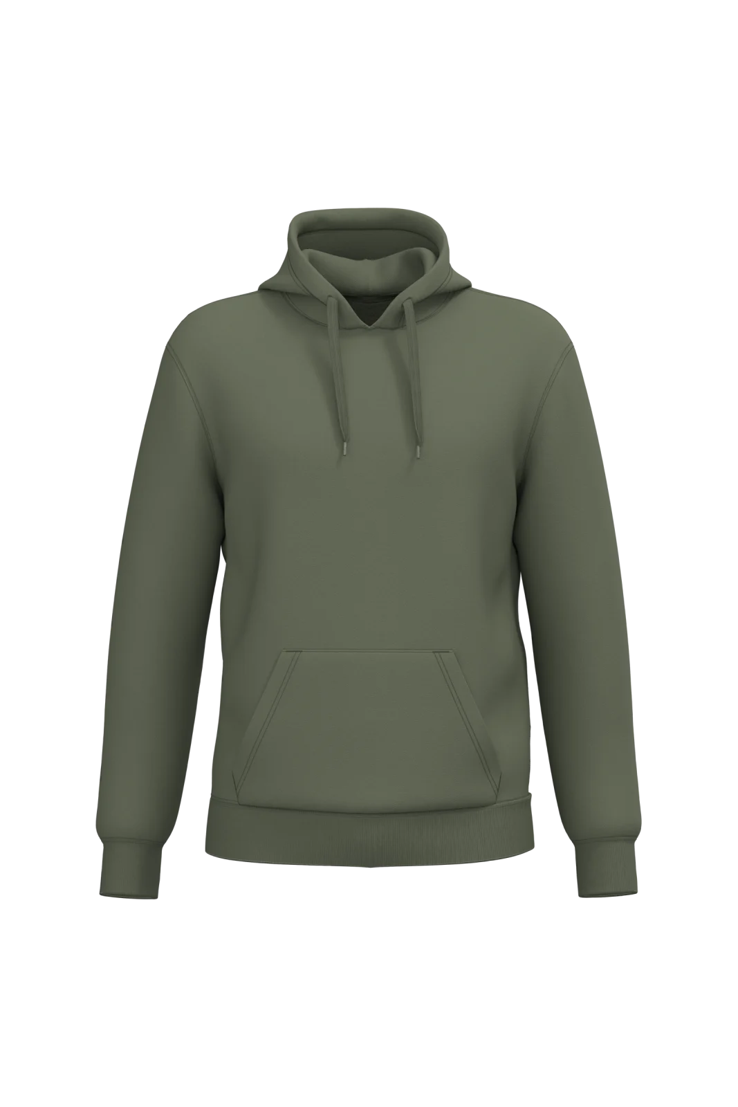 Sweat-shirt recyclé à capuche unisexe K4041 — Caper Green