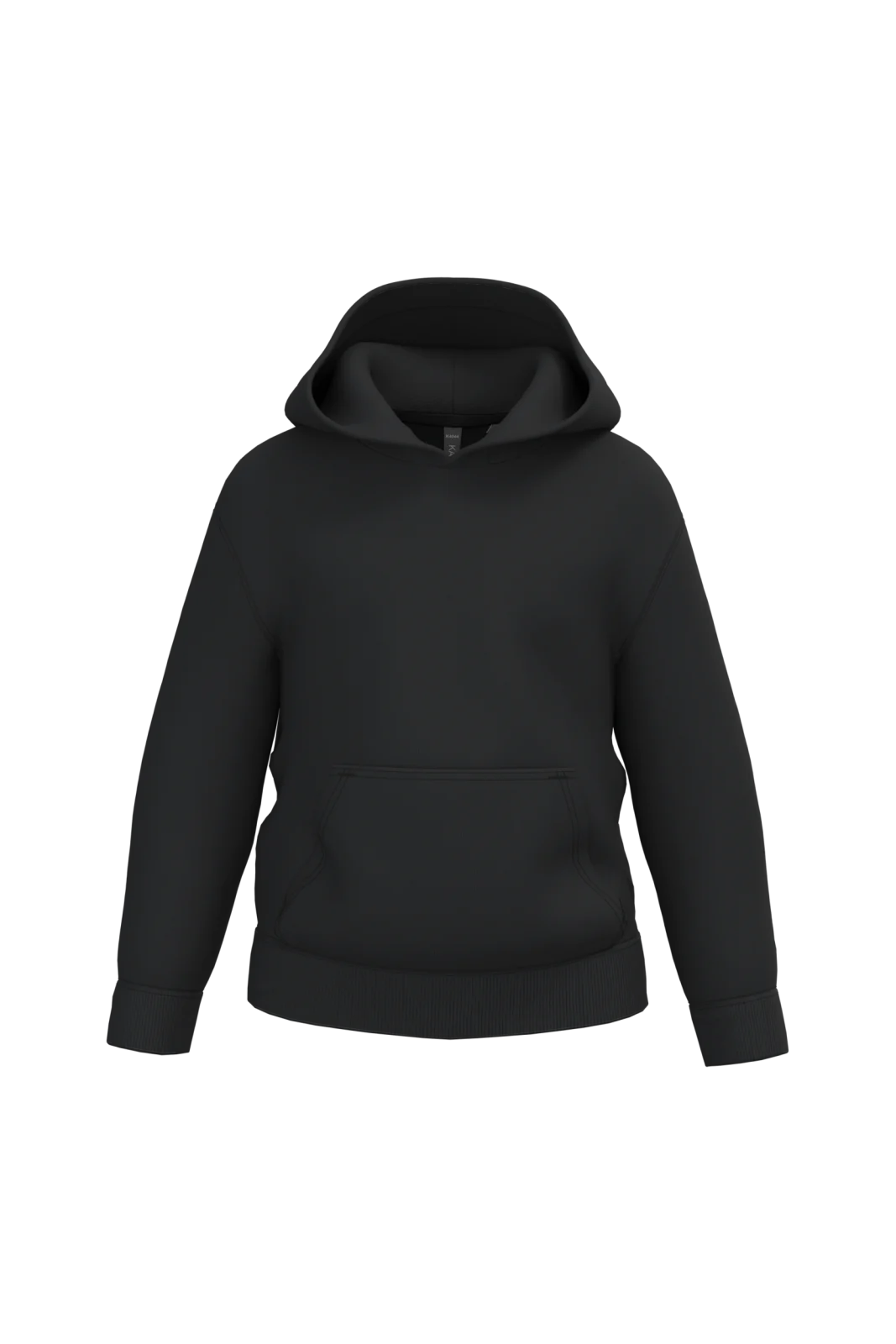 Sweat-shirt recyclé à capuche enfant K4044 — Black