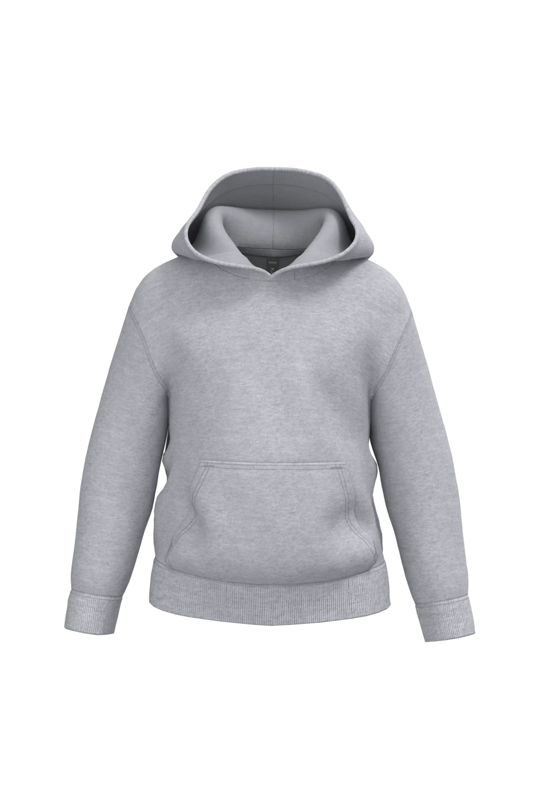 Sweat-shirt recyclé à capuche enfant K4044 — Oxford Grey
