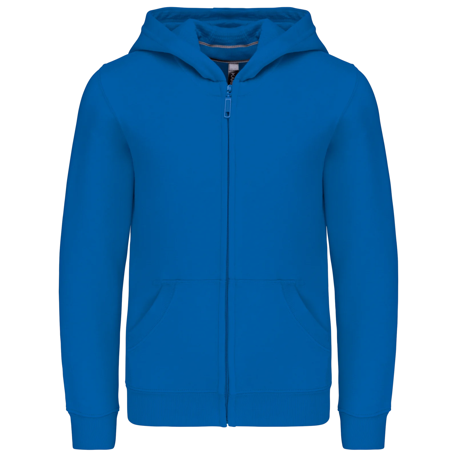 Sweat-shirt capuche zippé enfant K455 — Light Royal Blue